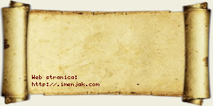 Tina Živanov vizit kartica